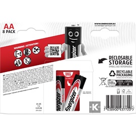 Energizer MAX 1,5V AA/ceruza alkáli elem 8 db/csomag