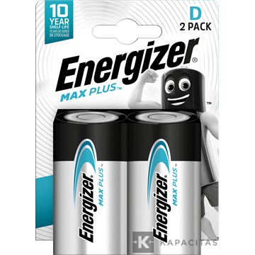 Energizer MAX Plus 1,5V góliát alkáli elem 2 db/csomag