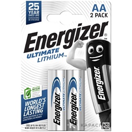 Energizer Ultimate Lithium 1,5V AA/ceruza alkáli elem 2 db/csomag