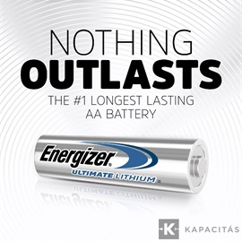 Energizer Ultimate Lithium 1,5V AA/ceruzaalkáli elem 4 db/csomag
