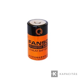 Fanso ER34615M/S 3,6V 13Ah nagyáramú lítium góliát elem