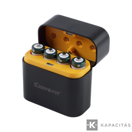 KeepPower I4 Li-ion 4db 2400mAh akku + töltő szett USB-C