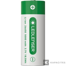 LEDLENSER Akku MT14-hez 26650 5000mAh 3,7V