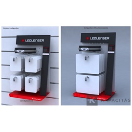 LEDLENSER Counter / Slatwall display 5H with headlamp holder