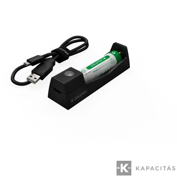 LEDLENSER Li-ion akkumulátor töltő állomás + 14500 akku