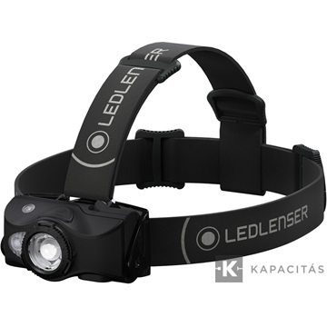 LEDLENSER MH8 outdoor tölthető LED fejlámpa 600lm/200m, RGB, 1xLi-ion, fekete