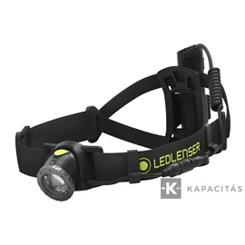 LEDLENSER NEO10R 600lm tölthető futó-túra fejlámpa - 18650 Li-ion akku-fekete