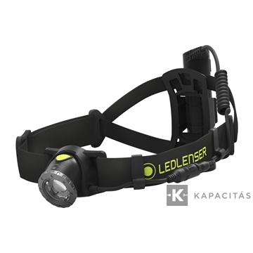 LEDLENSER NEO10R 600lm tölthető futó-túra fejlámpa - 18650 Li-ion akku-fekete