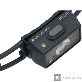LEDLENSER NEO1R 250lm tölthető futó-túra fejlámpa 80m Li-ion/ Fekete/kék