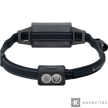 LEDLENSER NEO5R 600lm tölthető futó-fejlámpa 100m Li-ion/ Fekete/szürke