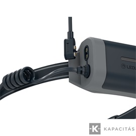 LEDLENSER NEO9R 1200lm tölthető futó-fejlámpa 200m Li-ion/ Fekete/szürke