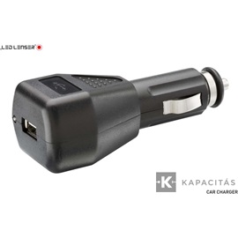 LEDLENSER LL-0380 Car Charger, USB csatl.