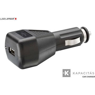 LEDLENSER LL-0380 Car Charger, USB csatl.