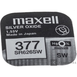 Maxell SR626SW 1,55V ezüst-oxid gombelem 1db