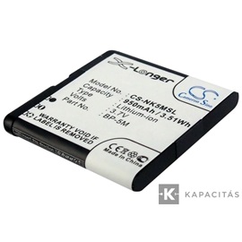 Nokia BP-5M 3.7V 950mAh utángyártott akku Li-ion