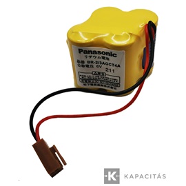 Panasonic BR-2/3AGCT4A 6V 2400mAh elempakk barna csatlakozós