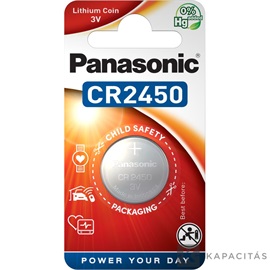 Panasonic CR2450 3V lítium gombelem 1db/csomag