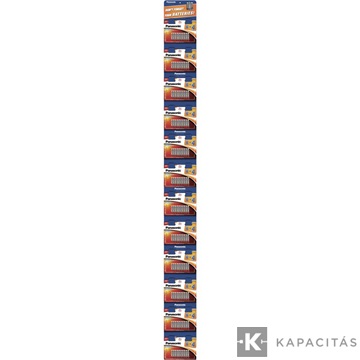 Panasonic Eco clipstrip LR03PPG/10BW 6+4F elem display