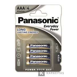 Panasonic LR03EPS/4BP 1,5V AAA/mikro tartós alkáli elem 4 db/csomag