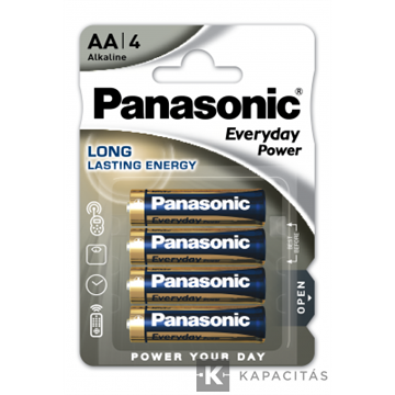 Panasonic LR6EPS/4BP 1,5V AA/ceruza tartós alkáli elem 4 db/csomag