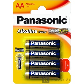 Panasonic LR6APB/4BP 1,5V AA/ceruza tartós alkáli elem 4 db/csomag