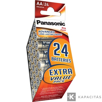 Panasonic LR6PPG/24CD 1,5V AA/ceruza tartós alkáli elem 24 db/csomag