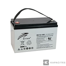 Ritar DC12-100S-F12 12V 100Ah ciklikus zárt ólomakkumulátor