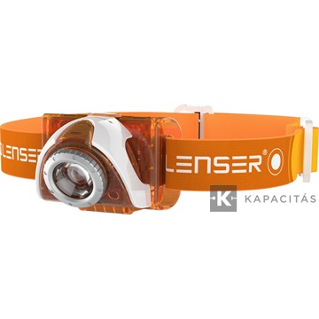 LEDLENSER SEO3 fejlámpa narancs 100lm