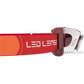 LEDLENSER SEO5 fejlámpa piros 180lm