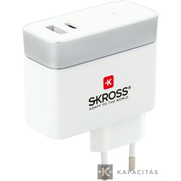 SKROSS Euro USB Charger Type-C
