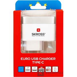 SKROSS Euro USB Charger Type-C
