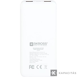 SKROSS Reload20 20Ah power bank USB/microUSB kábellel, két kimenettel