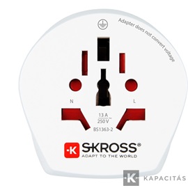 SKROSS csatlakozó átalakító AU/CN/EU