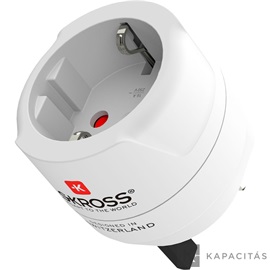 SKROSS csatlakozó átalakító Egyesült Királyságba utazóknak.