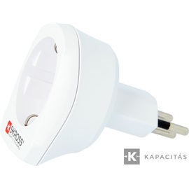 SKROSS csatlakozó átalakító Svájcba utazóknak.