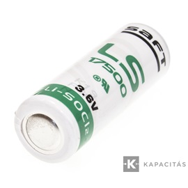 Saft A 3,6V 3,6Ah ipari elem LS17500
