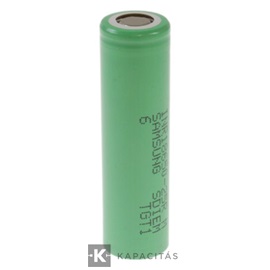 Samsung INR18650-25R 3,6V 2550mAh max 20A Li-ion ipari akkumulátor cella
