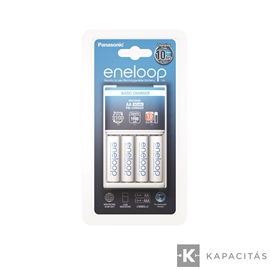 eneloop K-KJ51MCC40E akkumulátor töltő időzítővel 4 db 1900mAh AA akkumulátorral