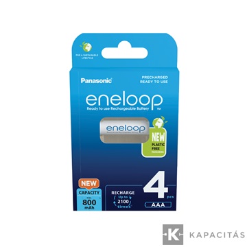 eneloop BK-4MCDE/4BE AAA/mikro 800mAh Ni-MH akkumulátor 4db/csomag