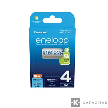 eneloop BK-3MCDE/4BE AA/ceruza 2000mAh Ni-MH akkumulátor 4db/csomag