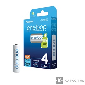 eneloop BK-3MCDE/4BE AA/ceruza 2000mAh Ni-MH akkumulátor 4db/csomag