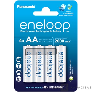 eneloop BK-3MCDE/4BE AA/ceruza 2000mAh Ni-MH akkumulátor 4db/csomag