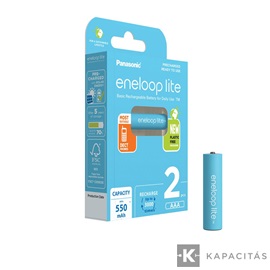 eneloop BK-4LCCE/2BE AAA/mikro 550mAh Ni-MH akkumulátor 2db/csomag