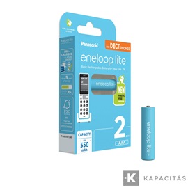 eneloop BK-4LCCE/2DE AAA/mikro 550mAh Ni-MH akkumulátor 2db/csomag