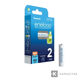 eneloop BK-4MCDE/2BE AAA/mikro 800mAh Ni-MH akkumulátor 2db/csomag