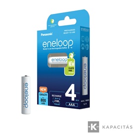 eneloop BK-4MCDE/4BE AAA/mikro 800mAh Ni-MH akkumulátor 4db/csomag