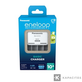 eneloop BQ-CC51E AA/AAA 2/4 akkumulátor töltésére