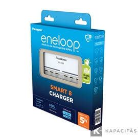 eneloop BQ-CC63E AA/AAA akkumulátor 1-8 cella töltésére