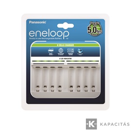 eneloop BQ-CC63 1/8db AA/AAA akkumulátor töltésére