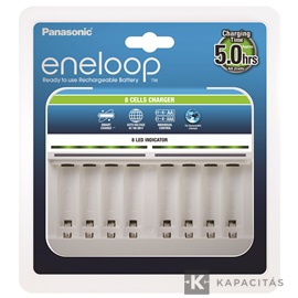 eneloop BQ-CC63 1/8db AA/AAA akkumulátor töltésére